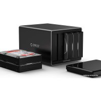 Бокс для накопителей 3.5" Orico NS500C3-BK