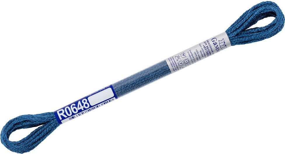 

Нитки для вышивания Gamma Мулине R0648 8 м (синий)