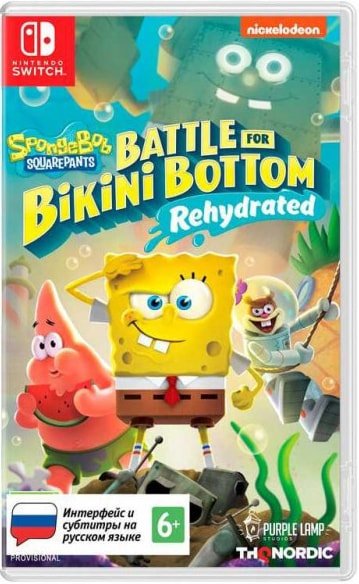 

SpongeBob SquarePants: Battle For Bikini Bottom - Rehydrated для Nintendo Switch