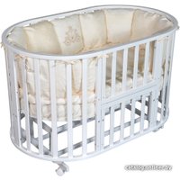 Кроватка-трансформер Ray Luiza 2 Crown (слоновая кость)