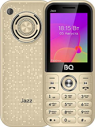 

Телефон BQ BQ-2457 Jazz (золотистый)