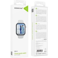 Умные часы Borofone BD14 (серебристый) в Барановичах