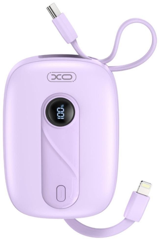 Внешний аккумулятор XO PR246 10000mAh (фиолетовый)