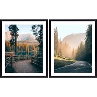 Модульная картина Miram Природа. Лесные дороги 240501897 (2шт, 40x50) в Мозыре