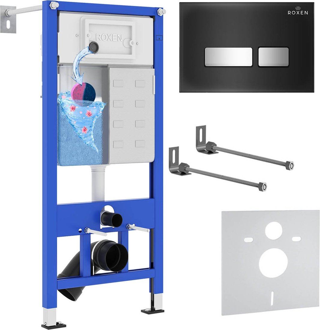 

Инсталляция для унитаза Roxen StounFix Dual Fresh 873337
