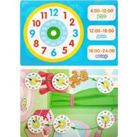 Магнитная доска Десятое королевство Магнитные истории. Учим время! 01657