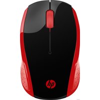 Мышь HP Wireless Mouse 200 (черный/красный)