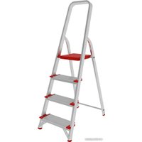 Лестница-стремянка Новая высота NV 511 алюминиевая индустриальная 4 ступени (5110104)