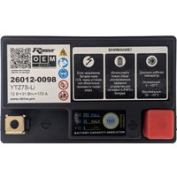 Мотоциклетный аккумулятор RDrive OEM YTZ7S-Li (2.4 А·ч)