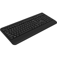 Клавиатура Оклик K257W (черный)
