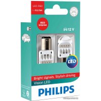 Светодиодная лампа Philips P21/5W Vision LED 2шт