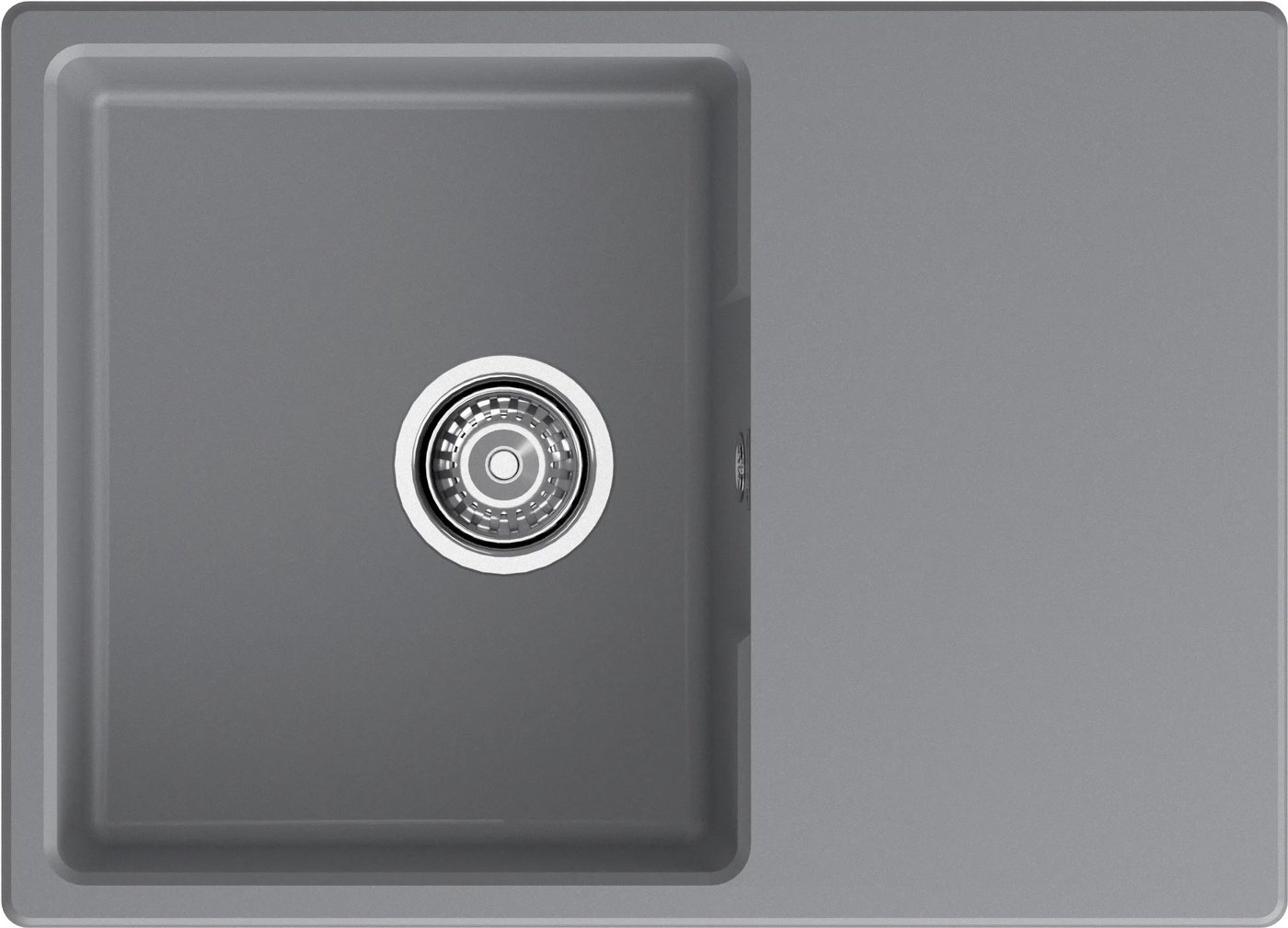 

Кухонная мойка GranFest GF-Urban-668L (темно-серый)