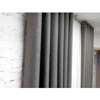 Штора Модный текстиль 01L1 112MT391019 (230x150, темно-серый)
