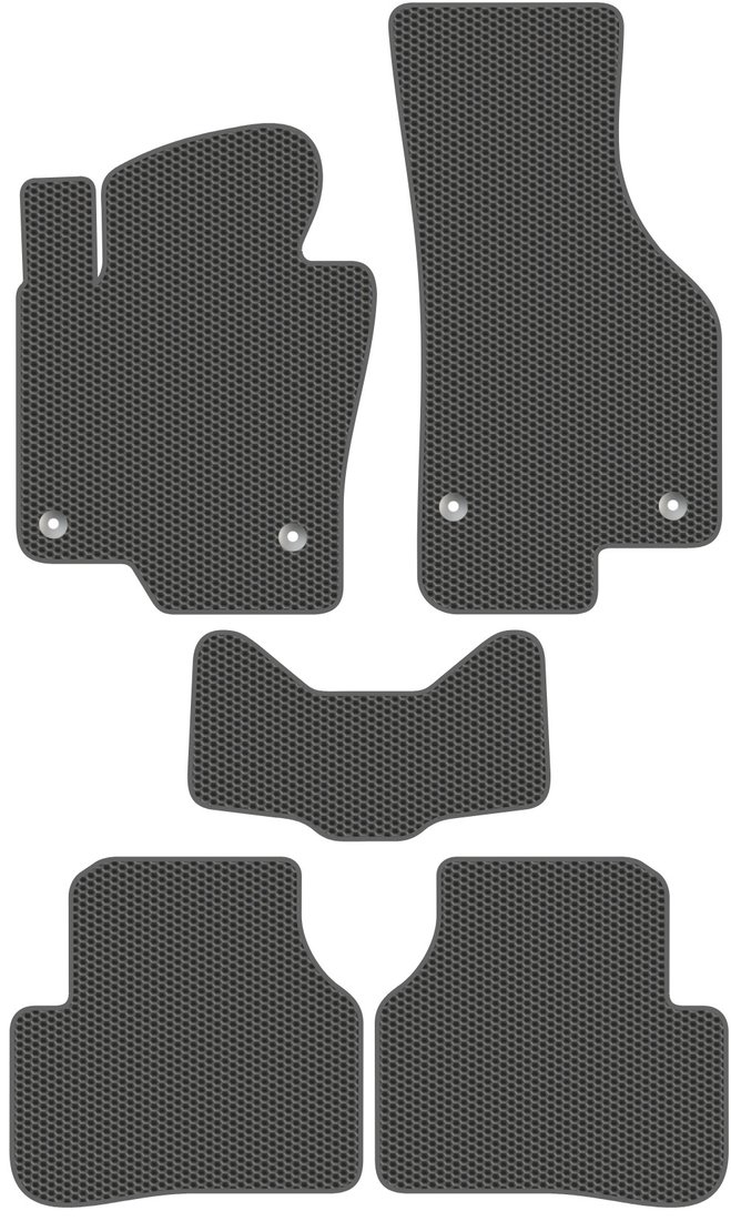 

Комплект ковриков для авто Alicosta Volkswagen Passat VI, VII (седан / B7, B6) 2005 - 2015 (серый)