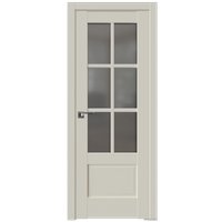 Межкомнатная дверь ProfilDoors 103U L 90x200 (магнолия сатинат, стекло графит)