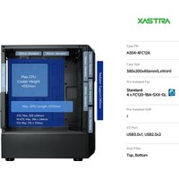 Корпус XASTRA A304 4ARGB (черный)