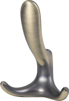 Крючок мебельный Lemax Roma трехрожковый (античная латунь)