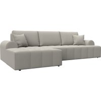 Угловой диван Лига диванов Лига-080 угол левый 134740L (рогожка амур 02 бежевый)