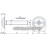 Набор винтов ЕКТ Kombi 61113