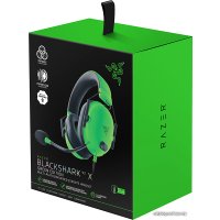 Наушники Razer BlackShark V2 X (зеленый)