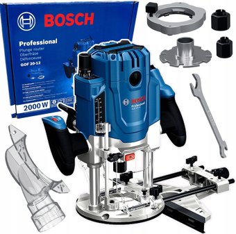 Вертикальный фрезер Bosch GOF 20-12 Professional 0601627220