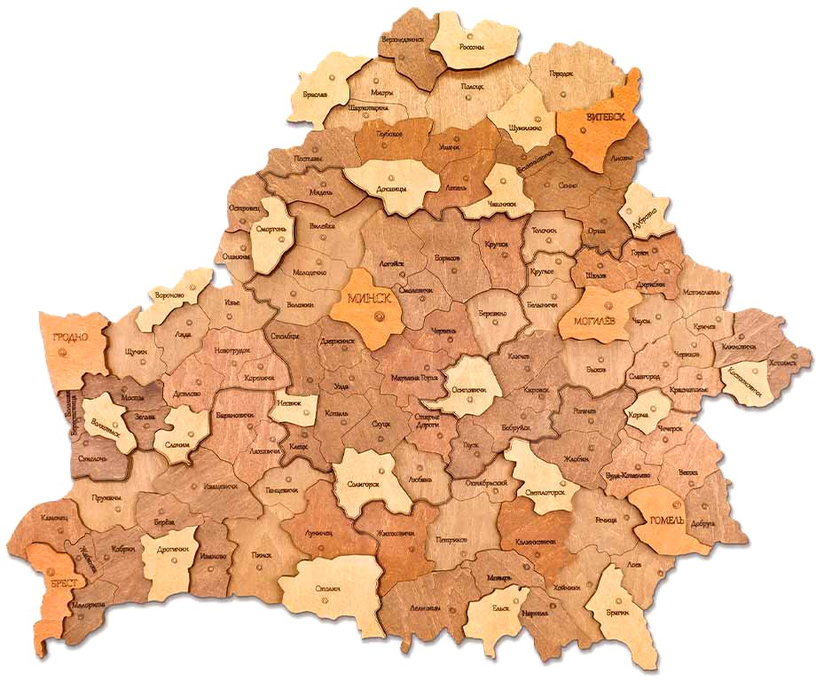 

Пазл Eco-Wood-Art Карта Беларуси