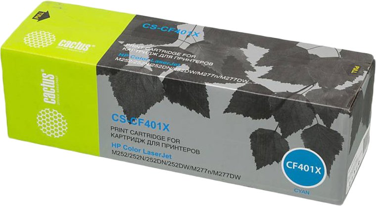 

Картридж CACTUS CS-CF401X (аналог HP CF401X)