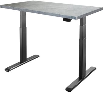 Стол с регулировкой высоты ErgoSmart Ergo Desk Prime 1360x800x36 мм (бетон чикаго/черный)