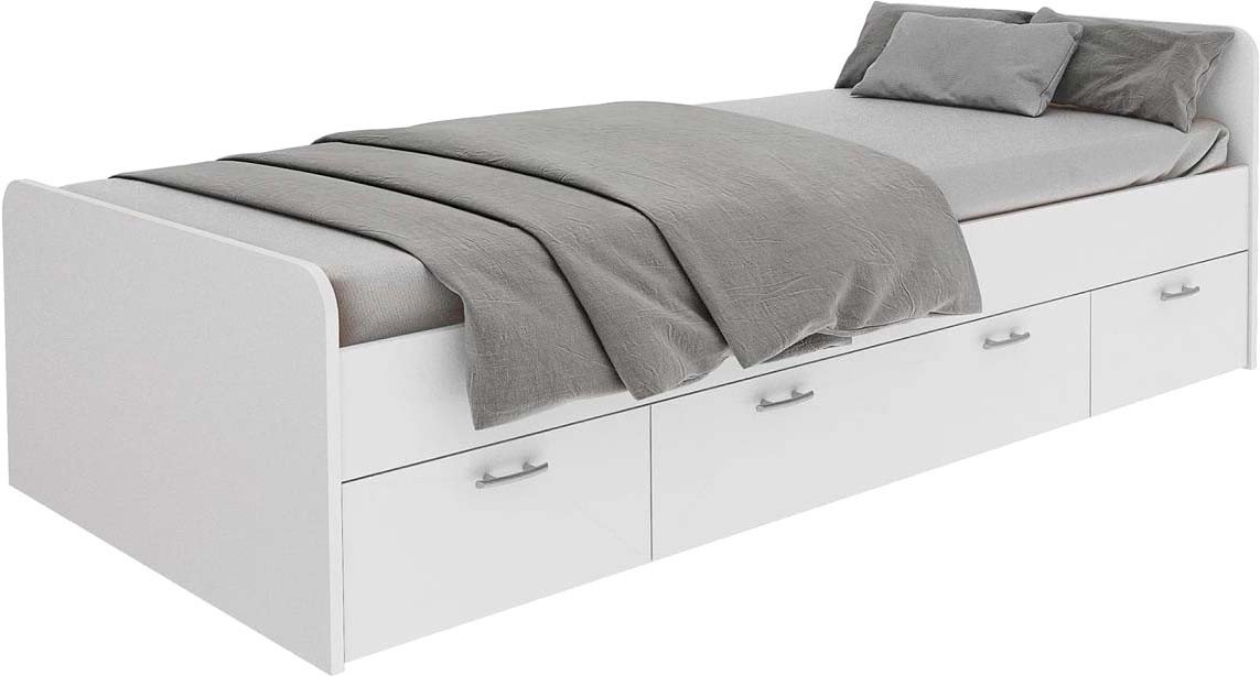 Кровать Диприз Boro 90x200 Д.80070.1 (белый)