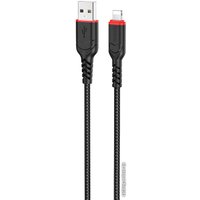 Кабель Hoco X59 Victory USB Type-A - Lightning (2 м, черный)