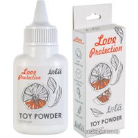 Пудра для секс игрушек/латекса Lola Toys Love Protection (15 г, апельсин)