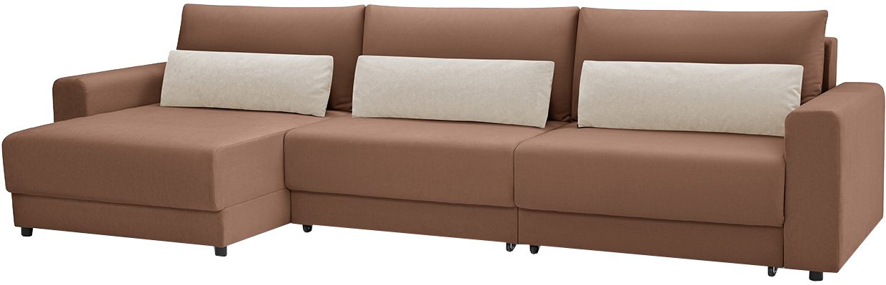 

Угловой диван Mio Tesoro Таун 264 1.5ек-1.5ек-1.5пф (1369 коричневый)