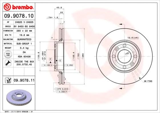 

Brembo 09907811