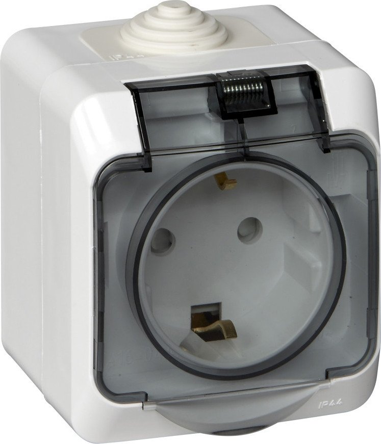 Розетка Systeme Electric Этюд PA16-044B (белый)