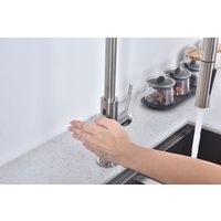 Смеситель Paulmark Senso Se215180-BS (стальной/нержавеющая сталь)