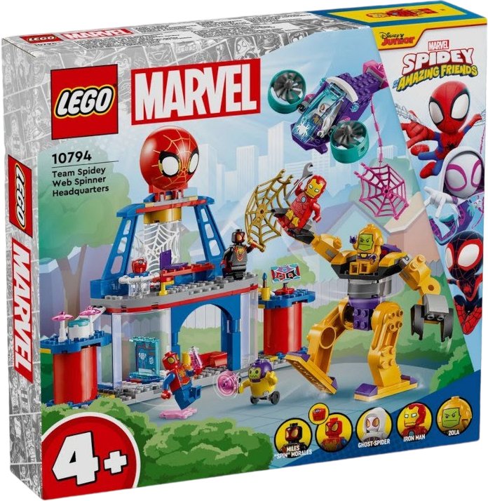 

Конструктор LEGO Marvel 10794 Штаб-квартира команды пауков