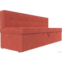 Диван Лига диванов Техас 340 (микровельвет коралловый)