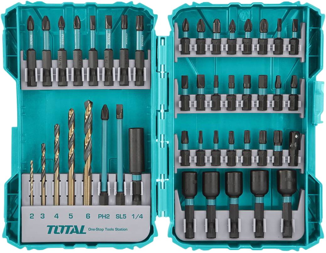 

Набор бит и сверл Total TACSDL24502