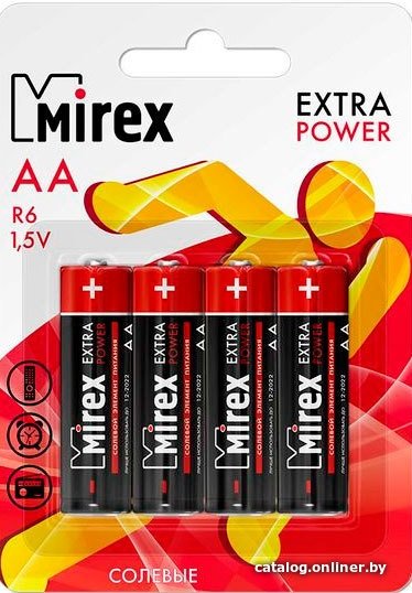 Батарейка Mirex Extra Power AA 4 шт ER6-E4