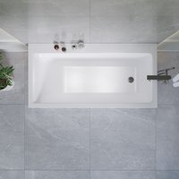 Ванна Lauter Seraphina 170x80 2112170R (с ножками и сифоном 21Y11020 хром)