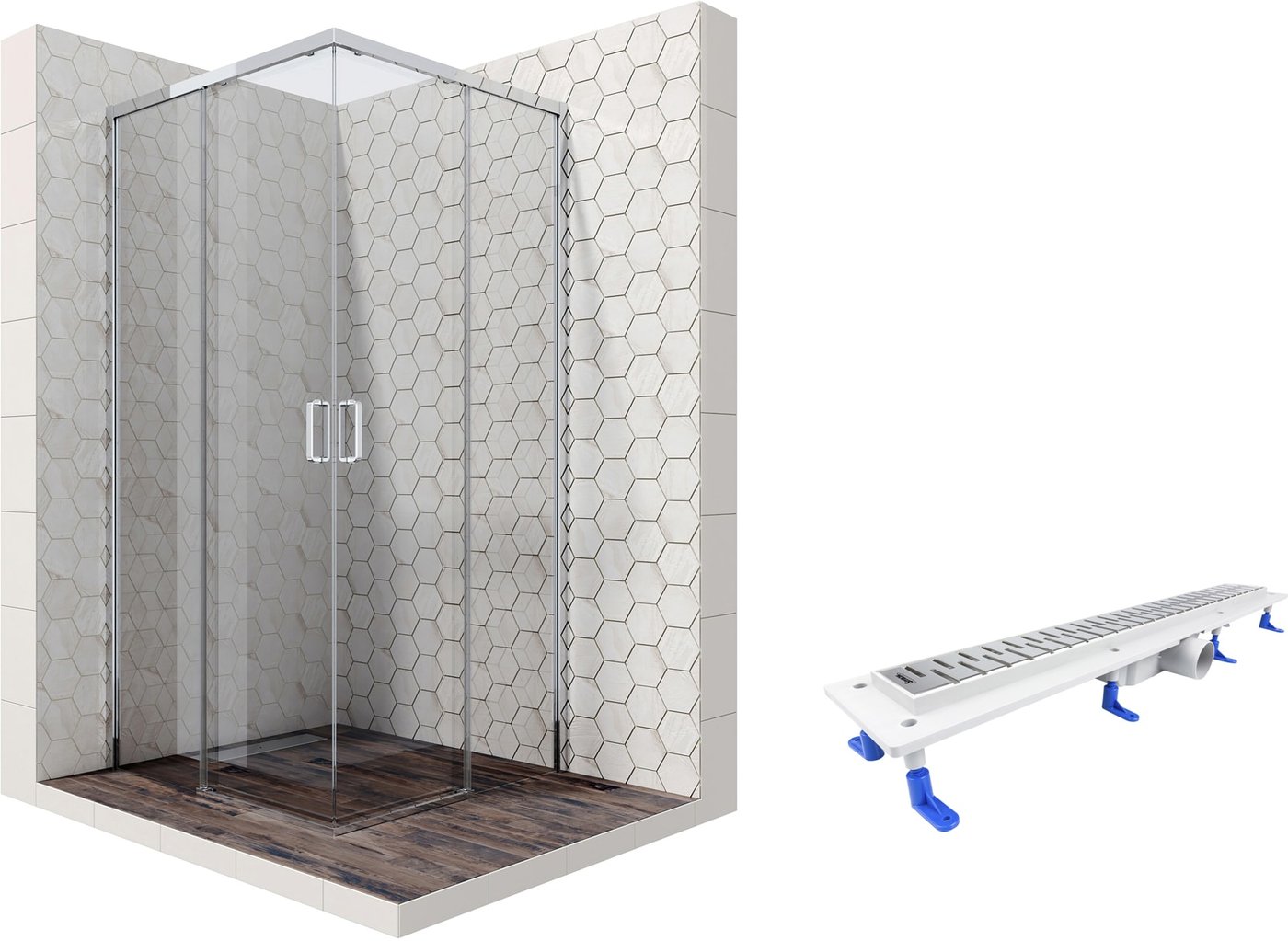 

Душевой уголок Ambassador Set 11011105-ST8