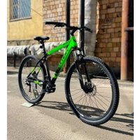 Велосипед Foxter Mexico 29 21-ск р.19 2024 (черный/зеленый)