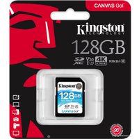 Карта памяти Kingston Canvas Go! SDG/128GB SDXC 128GB