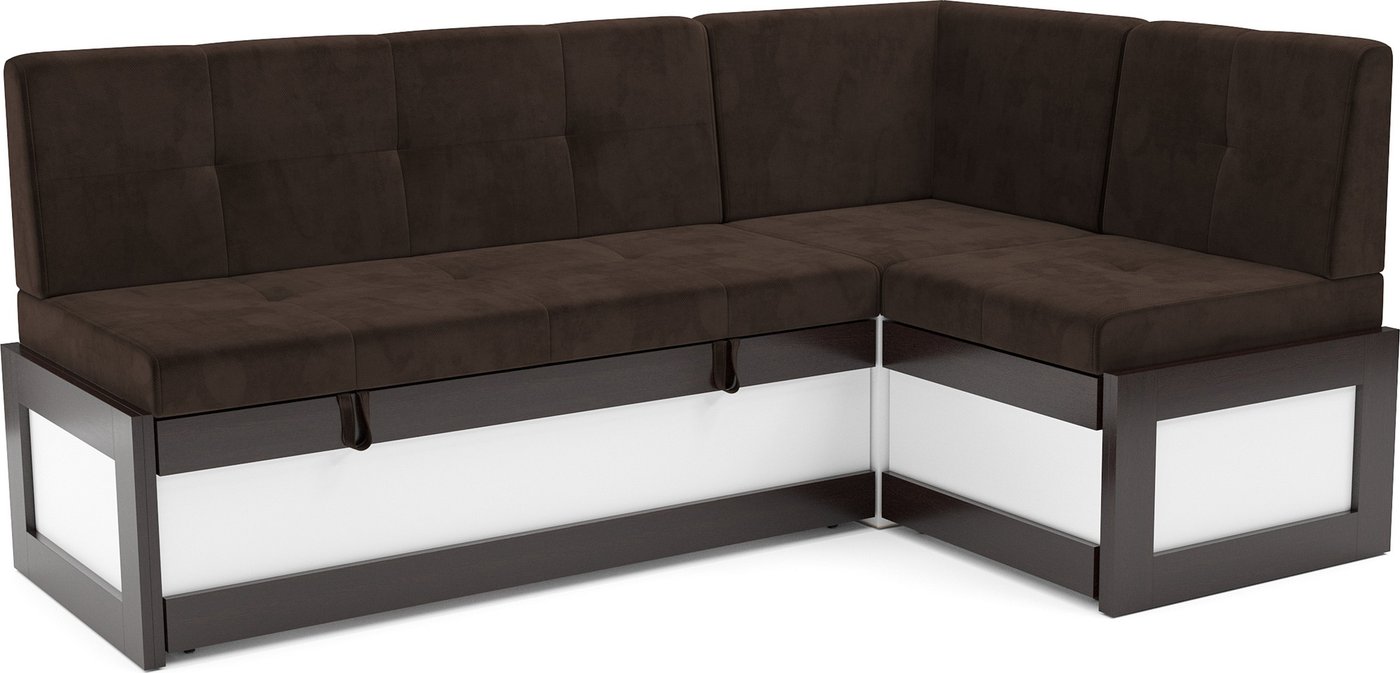 

Угловой диван Мебель-АРС Нотис 191х82х116 см M11-27-8 (велюр шоколад HB-178/16)