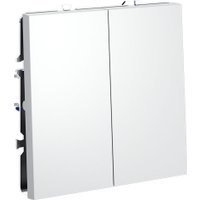 Выключатель проходной Voltum S70 VLS020302 (белый матовый)