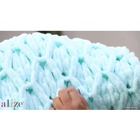 Пряжа для вязания Alize Puffy 13 (9.2 м, нежный лимонный)