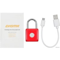 Дверной замок Digma SmartLock P1 (красный)