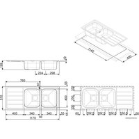 Кухонная мойка Smeg LFB116