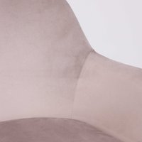 Стул с подлокотниками Алвест AV 318 (светло-коричневый бархат H-61/черный)