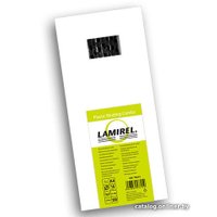 Пластиковая пружина для переплета Lamirel 14 мм 100 шт (черный) LA-78675